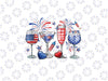 4th Of July Wine Glasses Independence Day American Flag Png, Independence Day png, Wine Glasses USA flag png, Sublimate download