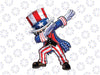 Dabbing Unc-le Sa-m 4th of July Png, Funny Dab Dance Png, Fourth of July, Unc-le Sa-m USA Flag, Digital Download