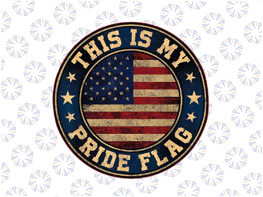 This Is My Pride Flag Png, American Flag Men Women Png, 4th of July Patriotic American Flag, Independence day, Digital Download