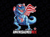 Dinosaur 4th Of July Amerisaurus T Rex Png,  T-rex Holding American flag Png, 4th of july Dinosaur,  Digital Download