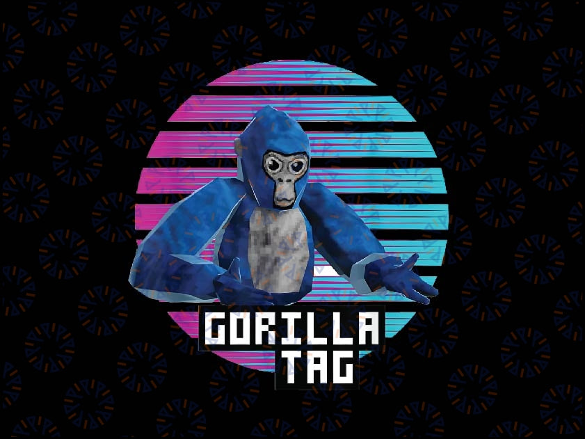 Retro Gor-il-a Tag Png, G-ori-ll-a Tag Monke Png, Go-ri-lla-tag-design Png, Independence Day, Digital Download