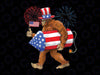 Bigfoot American Flag Funny 4th Of July Sasquatch Believe Png, American Flag Sasquatch Png,  Independence Day png, Digital Download