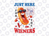 4Th Of July Hot Dog I'm Just Here For The Wieners Png, Fourth of July Hot Dog png, Independence day, Digital Download