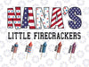 Nana's Little Firecrackers Png, Custom 4th of July Nana's And kids, Patriotic 4th of July Firecrackers For Independence Day, Digital Download