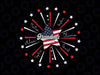 Personalized 4th of July Grandma Png, Patriotic 4th of July Firecrackers Independence Day, Personalized Grandma with Kids names Png