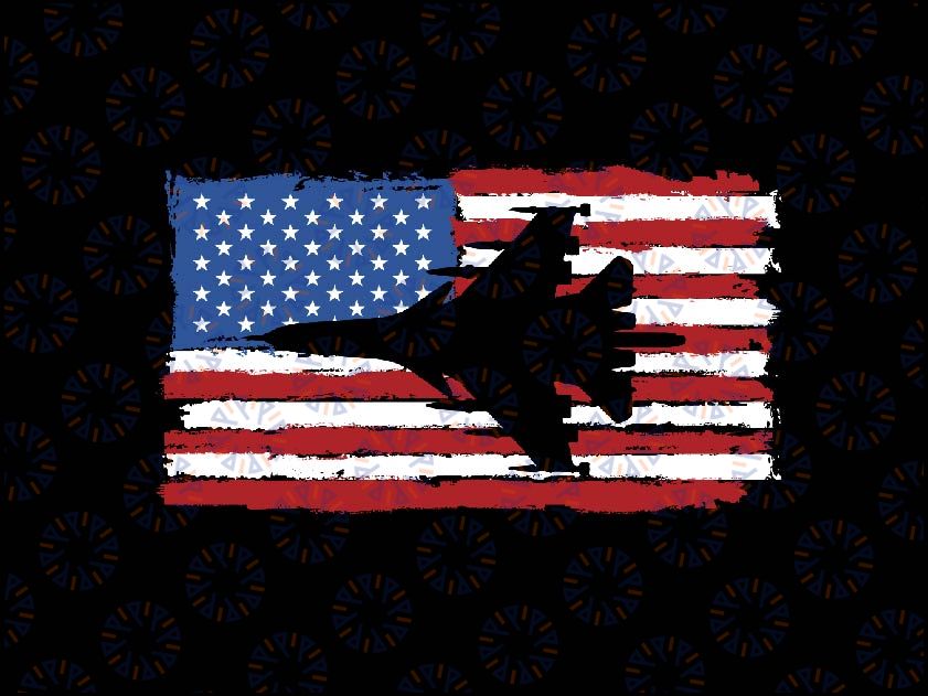 Patriotic 4th Of July USA Airplain Png, Jet Airplane Red White Blue In The Sky Png, Independence Day Png, Digital Download