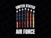USA Flag Patriotic 4th of July United States Air Force Png, 4th of July Air Force Png, Independence Day Png, Digital Download