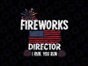 Fireworks Director I Run You Run Flag Png, Funny 4th Of July Png, Independence Day Png, Digital Download