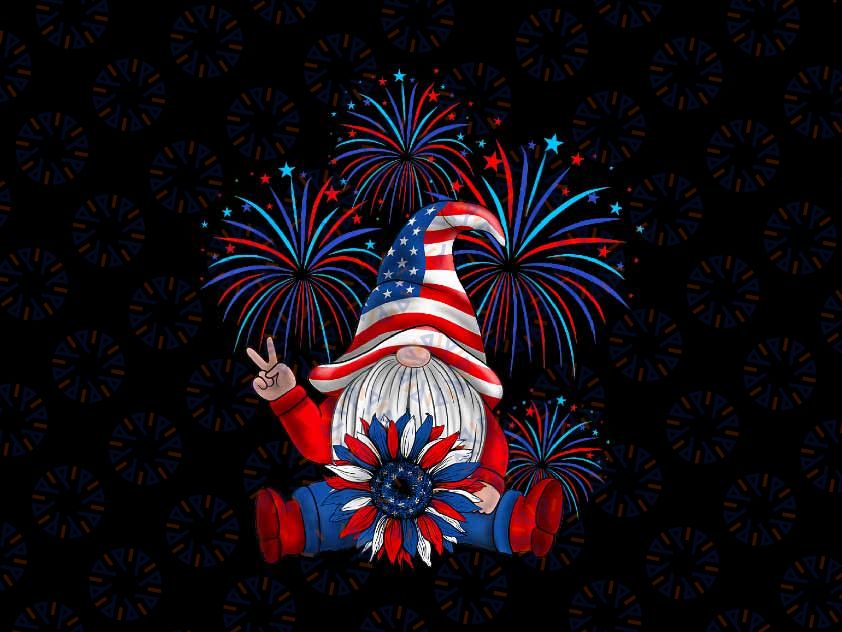 PNG ONLY American Patriotic Gnome USA Png, Independence Day 4th Of July Png, Independence Day Png, Digital Download