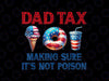 PNG ONLY Dad Tax Making Sure It's Not Poison Png, Cream And Cake 4th of July Png, Independence Day Png, Digital Download