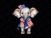 PNG ONLY Elephant 4th of July American Flag Png, Elephant Animal Patriotic Png, Independence Day Png, Digital Download