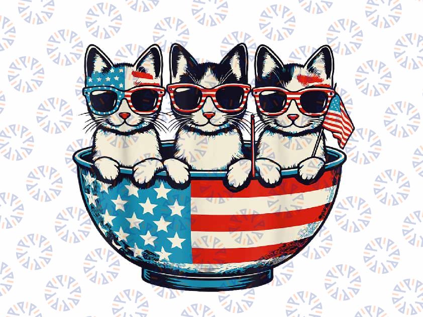 PNG ONLY Assistant Fireworks Director 4th Of July Png, Patriotic Cat America Flag Png, Independence Day Png, Digital Download