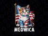 PNG ONLY Meowica 4th of July Cat American Flag Png, America Cat USA Funny Png, Independence Day Png, Digital Download