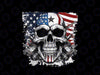 PNG ONLY 4th Of July Rocker American Flag Skull Png, Skull Flag Distress Png,  Independence Day Png, Digital Download