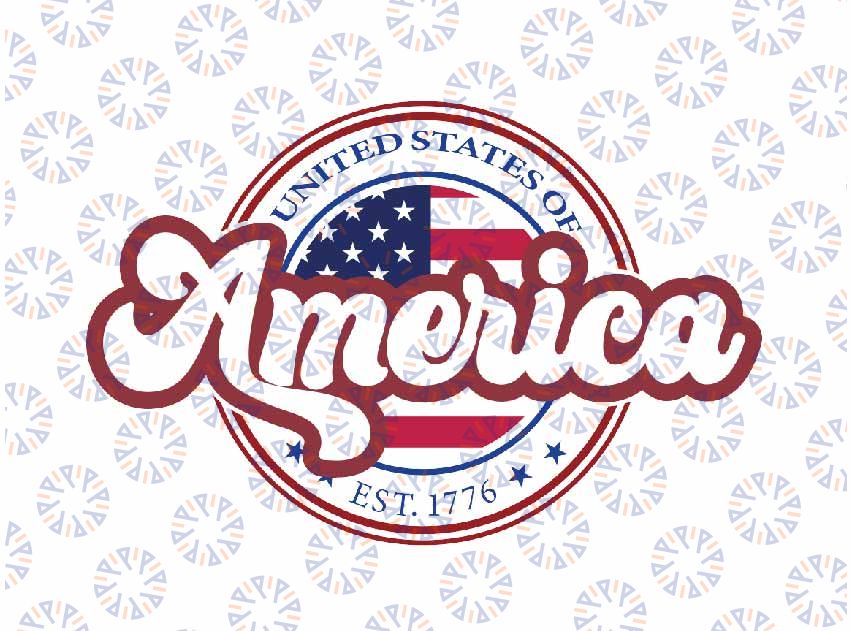 American EST 1776 Svg, 4th of july America Flag Svg, Independence Day Png, Digital Download