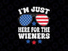 I'm Just Here For The Wieners Sunglasses American Flag Svg, Vintage 4th of july Svg, Independence Day Png, Digital Download