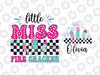 Personalized Name Little Miss Firecracker Svg, American Girl 4th July Svg, Independence Day Png, Digital Download