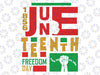 2023 Black History African American Juneteenth 19 June Svg, Black American Freedom, African American Svg, Juneteenth Png, Design Downloads