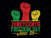 Juneteenth Freedom Day Svg, Juneteenth Png, Black History Svg, Black woman Gifts Png, Since 1865 Png, Digital Download