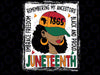 Juneteenth Black Woman 2023 Bleached 1865 Juneteenth Png, Black History Png, 1865 Vibes Png, Afro Png, Digital Download