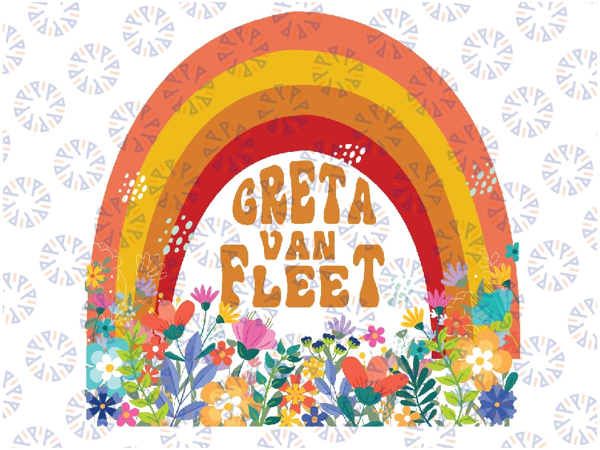 Greta Van Fleet Png, Retro Musical Png, Boho Vintage Musician Png, Retro Greta Van Fleet Png, Dream In Gold Png, Digital Download