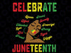 Black Women Messy Bun Juneteenth Celebrate Indepedence Day Svg, Black History Month png, Mes-sy Bun png, Sublimate Designs Download