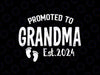 Promoted To Grandma 2024 Svg, Soon To Be Grammy Svg, First Time Grandma, New Baby Png, Digital Download