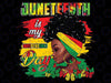 Juneteenth Is My Independence Day Black Women 4th Of July Png, Independence Day Png, Juneteenth Png, African American, Digital Download