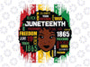 Juneteenth Women Juneteenth African American Png, Juneteenth Celebrating 1865 Png, Celebrate Black History, Digital Download