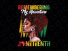 Remembering My Ancestors Black History Juneteenth Png, Remembering My Ancestors, Black History Png, Instant download