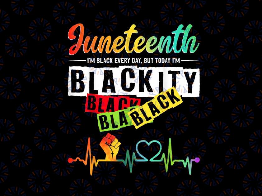 PNG ONLY Juneteenth Blackity Heartbeat Png, Black History African America Png, Juneteenth Png, Instant Download