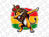 PNG ONLY Dabbing Lion Juneteenth Freedom 1865 Png, Black King African Flag Png, Juneteenth Png, Instant Download