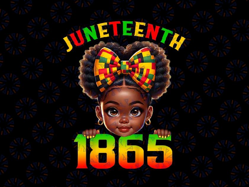 PNG ONLY Kids Juneteenth 1865 Brown Skin Princess Png, Black African Girls Png, Juneteenth Png, Instant Download