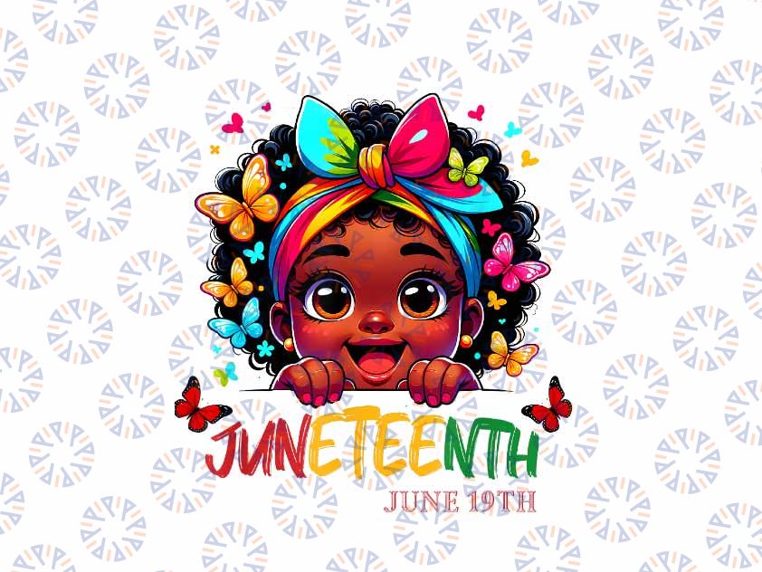 PNG ONLY Happy Juneteenth Little Girls 2024 June 19th Png, Celebrate Freedom Juneteenth Png, Juneteenth Png, Instant Download