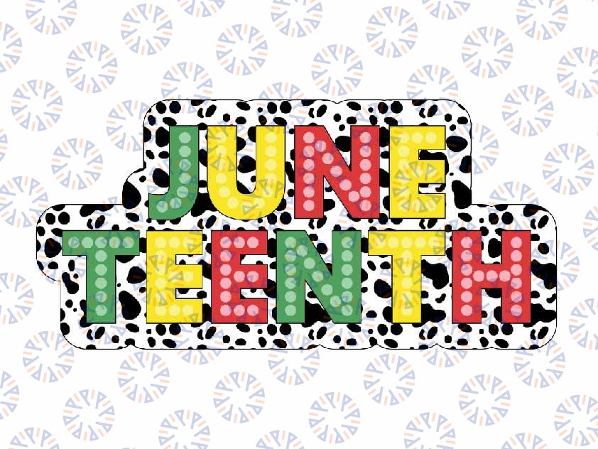 Juneteenth Dalmatian Dots Png, Juneteenth Black History Png, Afro Equality Free-ish Png, Juneteenth Png, Instant Download