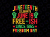 Juneteenth Celebrate Svg, Free-Ish Since 1865 Freedom Day African American Svg, Juneteenth Png, Instant Download