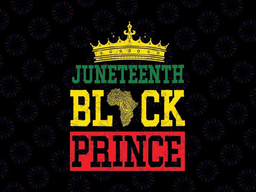 Juneteenth Black Prince Freedom Day Svg, Black Culture Independence Day Svg, Juneteenth Png, Instant Download