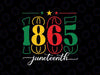 Emancipation Day Is Great With 1865 Svg, Juneteenth Flag Apparel Svg, Juneteenth Png, Instant Download