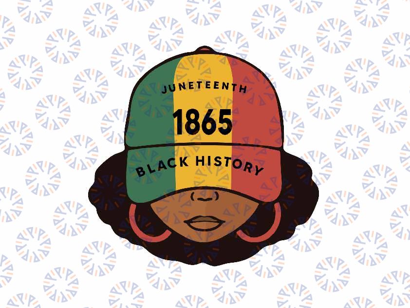 Juneteenth 1865 Kid Svg, Juneteenth African American Black Woman Svg, Juneteenth Png, Instant Download