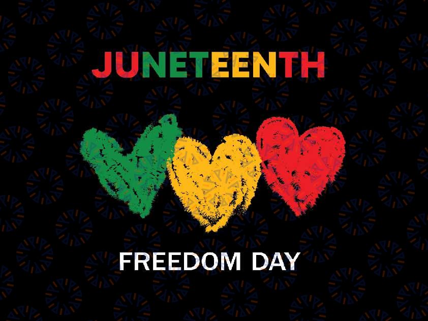 Juneteenth Celebration and Pride Svg, Juneteenth Freedom Day Heart Svg, Juneteenth Png, Instant Download