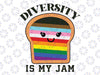 Diversity Is My Jam Svg, Gay Lesbian Diversity Svg, Anti-Racism, Pride LGBTQ PNG, Trans Awareness Svg, Diversity Equality Unity, Activism