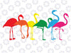 Cute Flamingo Rainbow Flamingo Svg, LGBTQ Svg, Pride Month Svg, Proud Ally Png, Lesbian Right's Svg, Digital Download