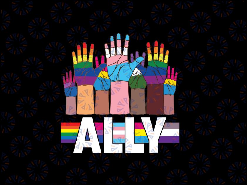 LGBTQ Ally For Gay Pride Month Transgender Flag Distressed Svg, LGBT Equality Human Rights Svg, Ally Svg, Digital download