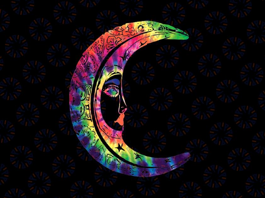 PNG ONLY Lgbtq Rainbow Crescent Moon Png, Pride Month Png, Gay Pride Designs Png, Lgbt Png, Digital Download