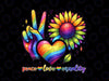 PNG ONLY Peace Love Equality Rainbow Flag Png, Gay Pride Proud LGBT Sunflower Png, Lgbt Png, Digital Download