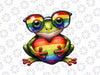 PNG ONLY Frog Heart Rainbow Gay Pride Png, LGBT Animal Supporter Png, Lgbt Png, Digital Download