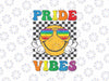 LGBT Vibes Smile Face Hippie Svg, Equality Gay Lesbian BLM Pride Svg, Pride Vibes Svg Png, Lgbt Png, Digital Download