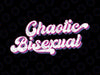 Chaotic Bisexual Bi LGBT Svg, Retro Bisexual Pride Month Svg, Lgbt Png, Digital Download