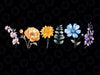 Subtle Wildflowers LGBTQ Month Png, Rainbow Florals Gay Pride Png, Lgbt Png, Digital Download