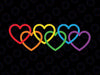 Rainbow Heart Love is Love Rainbow Heart Svg, Pride Rainbow Heart Svg, Lgbt Png, Digital Download